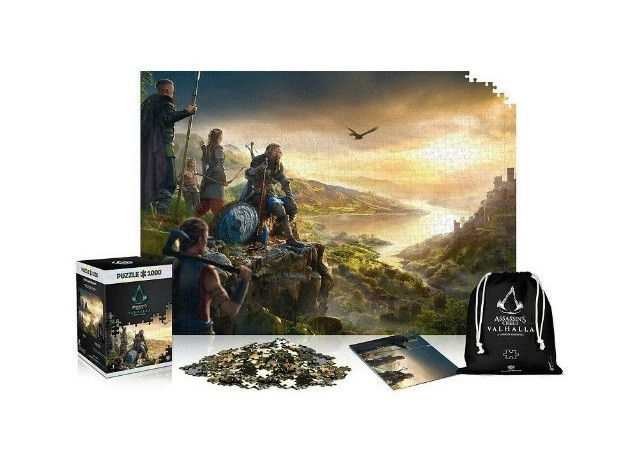 Puzzle Good Loot Gaming 1000 Assassins Creed Valhalla Vista of England Premium - zdjęcie 2