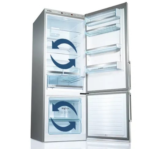 Lodówka BOSCH Serie 6 KGN 86AIDR No Frost MultiAirflow 186cm - zdjęcie 9