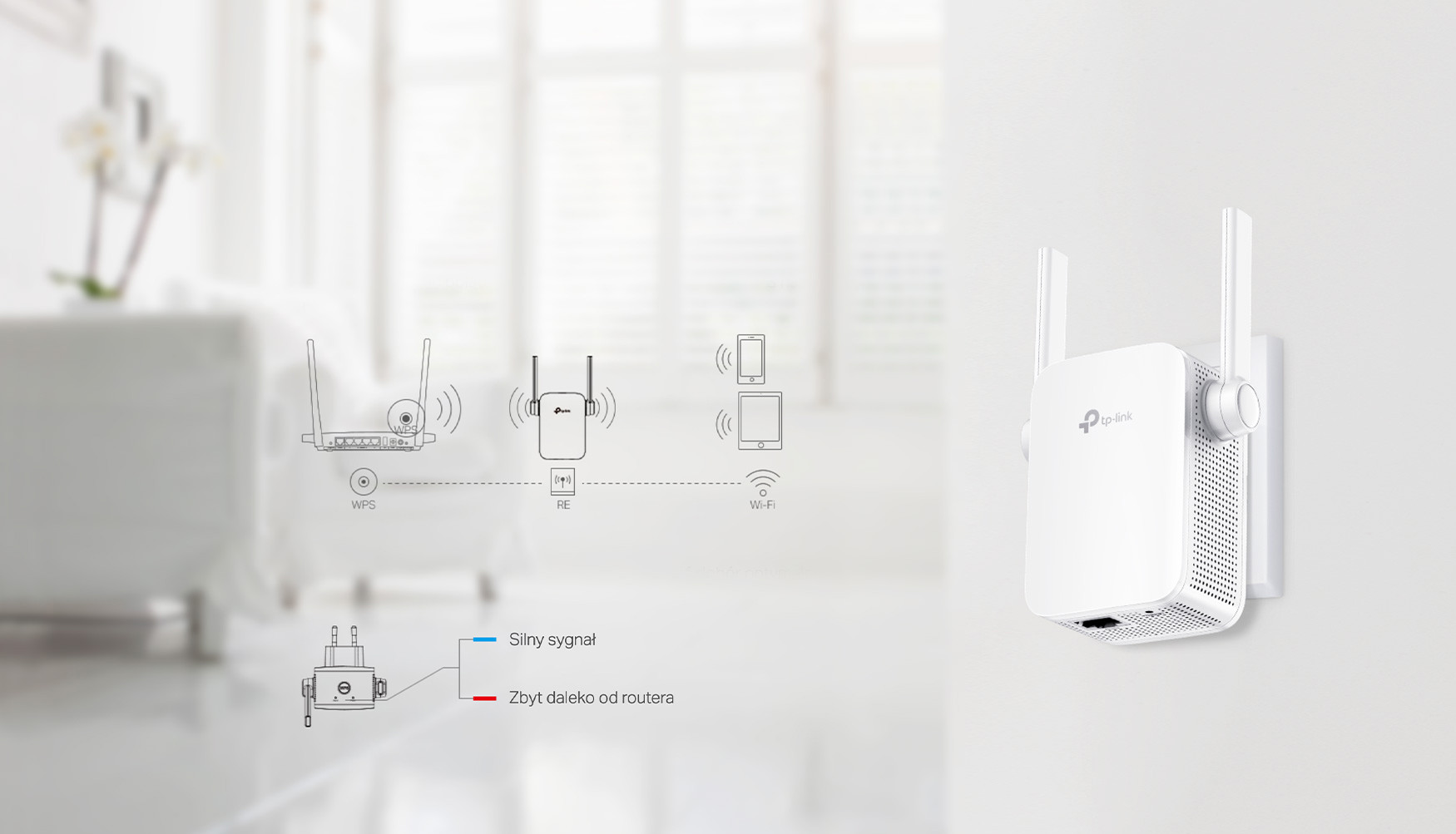 Extender TP-Link Uniwersalny wzmacniacz sieci bezprzewodowej 300 Mb/s - zdjęcie 4