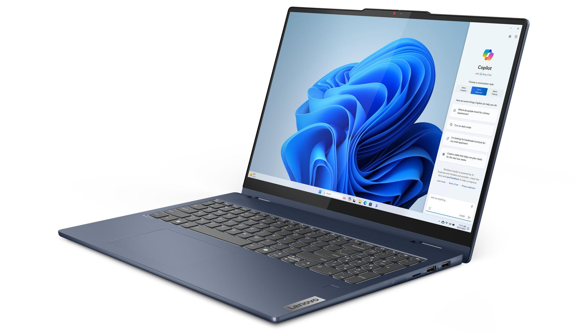 Lenovo 5-16IRU9 Core 7 150U 16" WUXGA Touch 16GB SSD1TB BT BLKB FPR x360 Win11 Cosmic Blue (REPACK) 2Y - zdjęcie 5