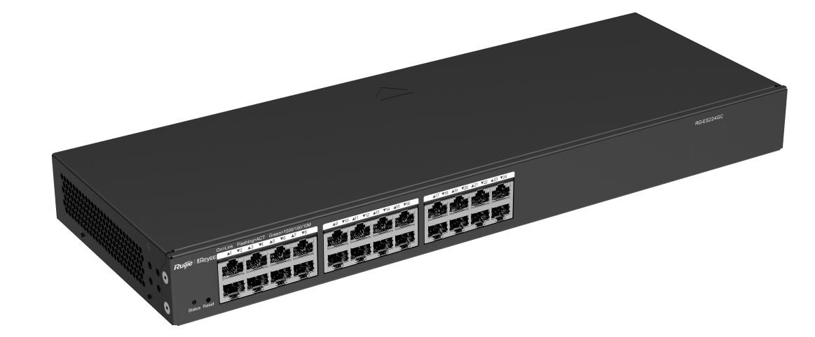 Switch Easy Smart Ruijie Reyee RG-ES224GC-V2 - zdjęcie 3