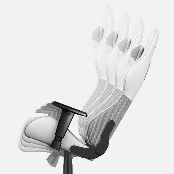 Fotel gamingowy Huzaro Force 6.2 White Mesh - zdjęcie 8