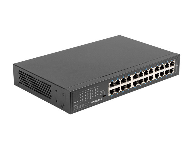 LANBERG SWITCH RSGE-24 RACK 19" (24-PORT, 1GB) - zdjęcie 1