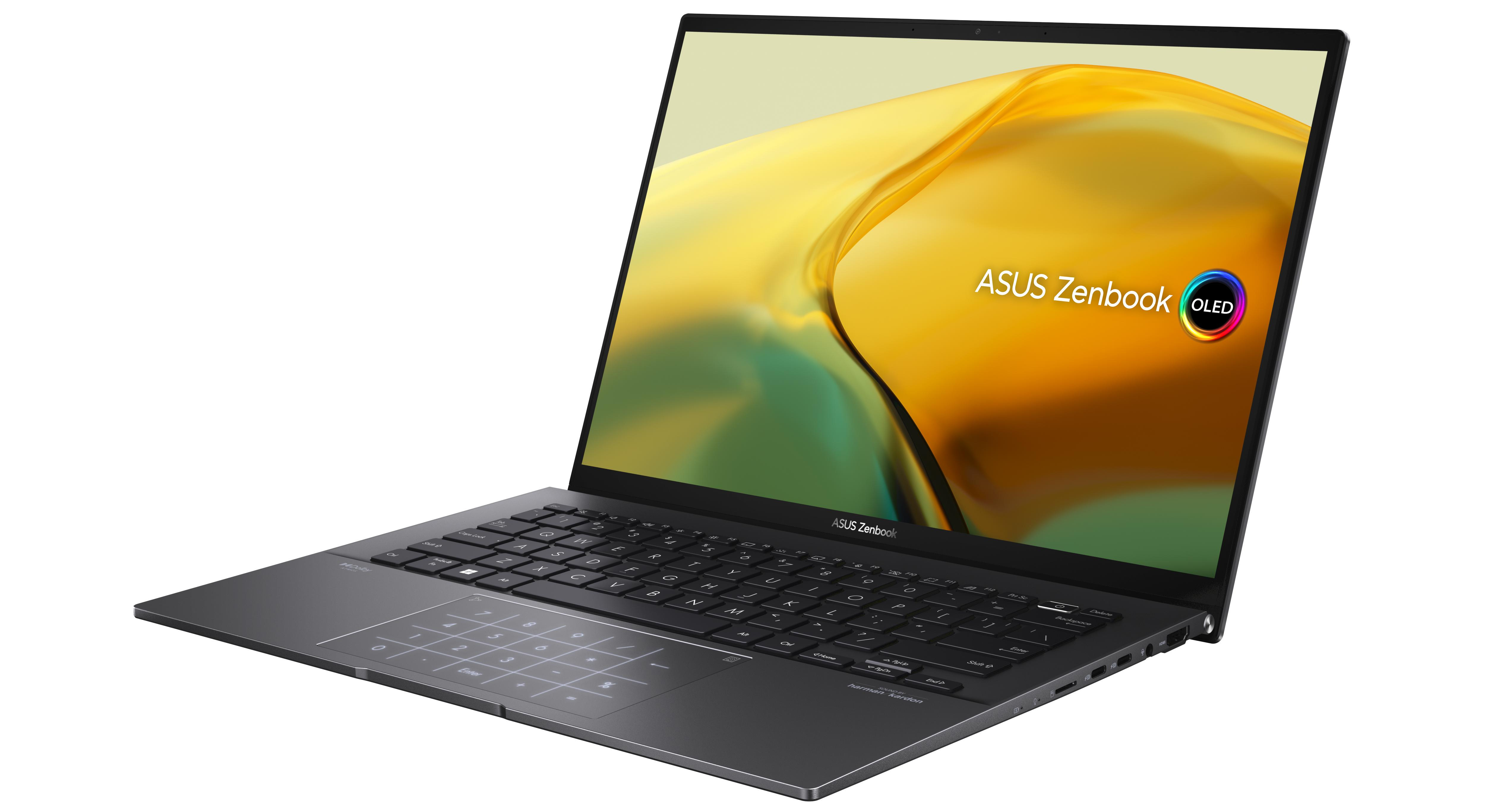 ASUS ZenBook UM3402YA-WS74T Ryzen 7 7730U 14" Touch 2.8K 90Hz OLED 16GB SSD512 BLKB FPR Win11 Jade Black (REPACK) 2Y - zdjęcie 5