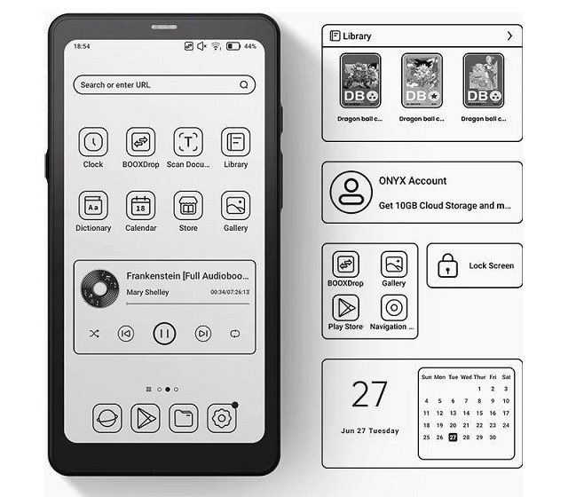 Czytnik e-booków Onyx Boox Palma black - zdjęcie 5
