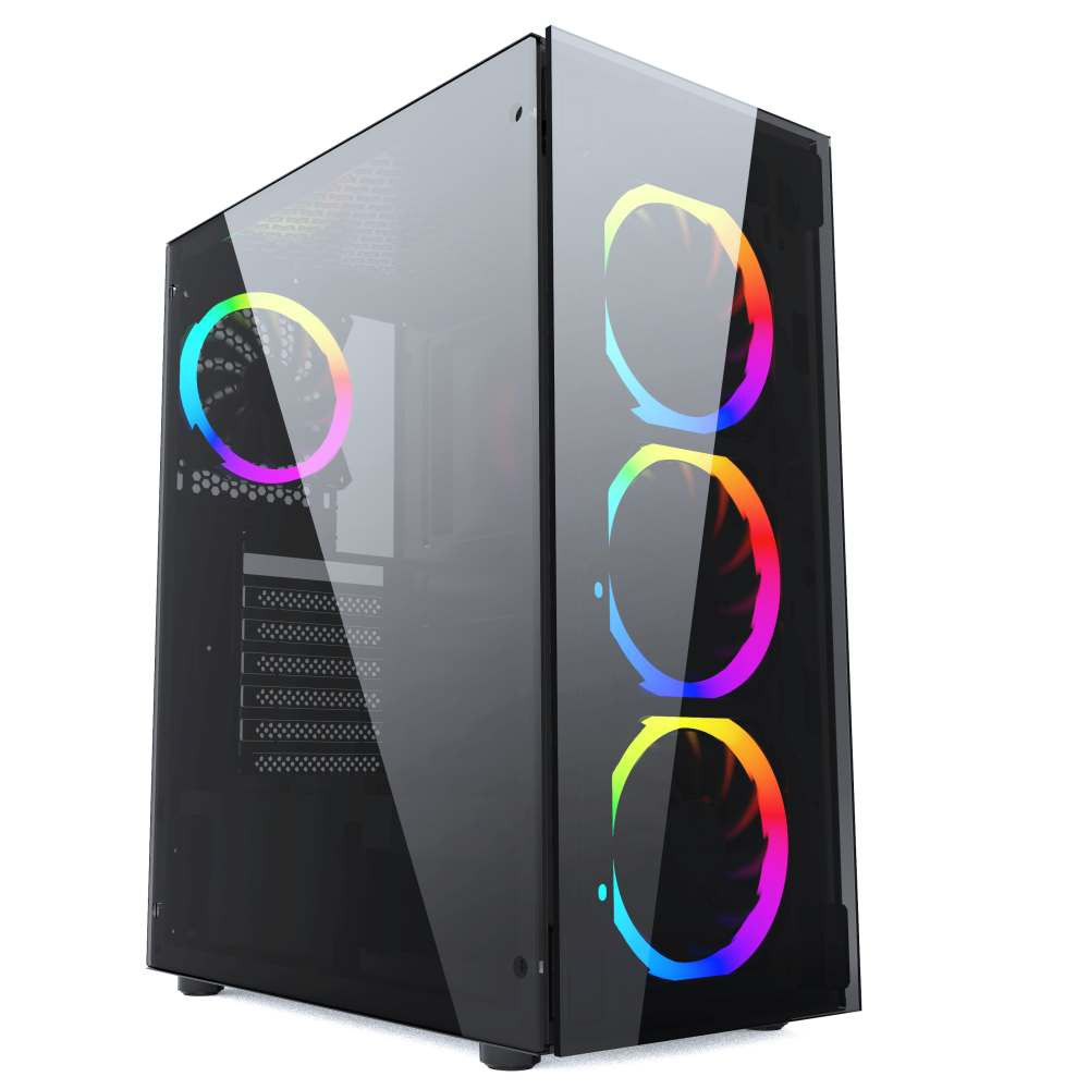 GEMBIRD OBUDOWA FORNAX 1500RGB MIDI-TOWER, USB 3.0 - zdjęcie 2