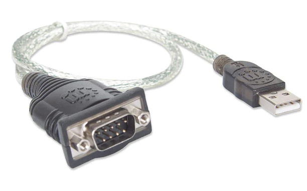 MANHATTAN KONWERTER ADAPTER USB NA RS232/COM/DB9 M - zdjęcie 1