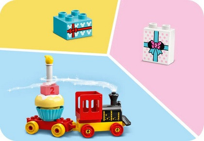 LEGO DUPLO 10941 Urodzinowy pociąg myszek Miki i Minnie - zdjęcie 5