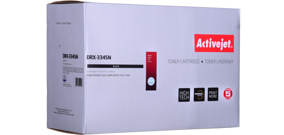 Activejet DRX-3345N Bęben do Xerox, zamiennik Xerox 101R00555; 30000 stron; czarny - zdjęcie 1