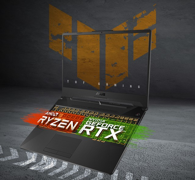 ASUS TUF Gaming A15 FA506NC-HN002W Ryzen 5 7535HS 15.6"FHD Value IPS-level 144Hz 250nits AG 8GB DDR5 4800 SSD512 GeForce RTX™ 3050 4GB LAN WLAN+BT Cam720p Backlit Keyboard RGB 48WHrs Win11 Graphite Black - zdjęcie 2