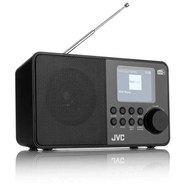 Radio JVC DAB RA-E611B-DAB black - zdjęcie 3