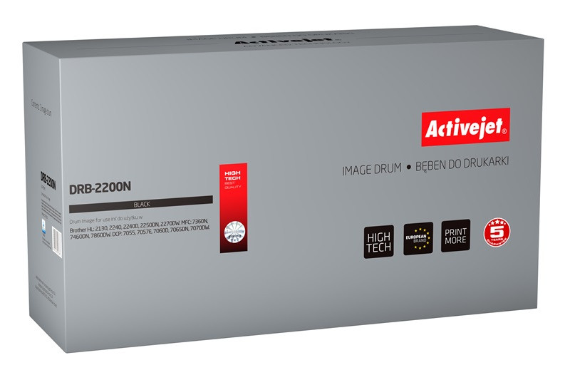 Activejet DRB-2000N Bęben do Brother, Zamiennik Brother DR-2000/DR-2005; Supreme; 12000 stron; czarny - zdjęcie 1