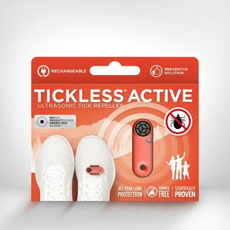 Odstraszacz kleszczy dla ludzi Tickless Active Coral - zdjęcie 1