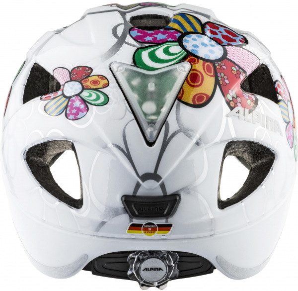 Kask rowerowy ALPINA XIMO FLASH biały w kwiatki 49-54 - zdjęcie 2
