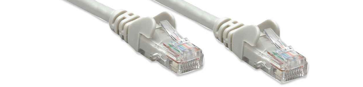 INTELLINET PATCHCORD CAT6 UTP 1M SZARY 100% MIEDŹ - zdjęcie 2