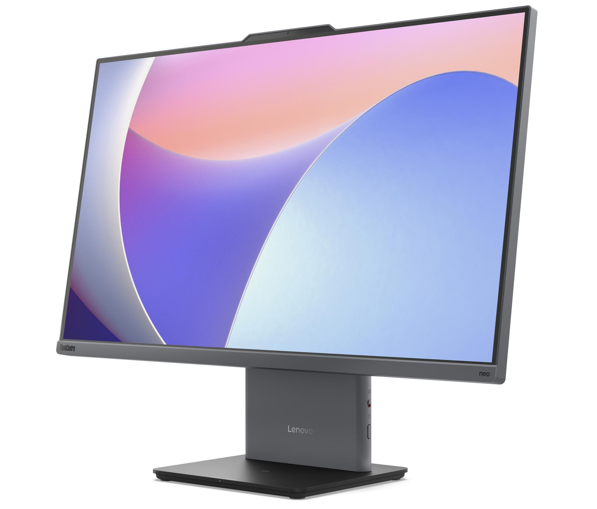 Lenovo AiO ThinkCentre Neo 50a 27 G5 i3-1315U 27.0"FHD IPS 300nits AG 16GB DDR5 SSD512 UHD W11Pro Luna Grey 3Y OnSite - zdjęcie 2