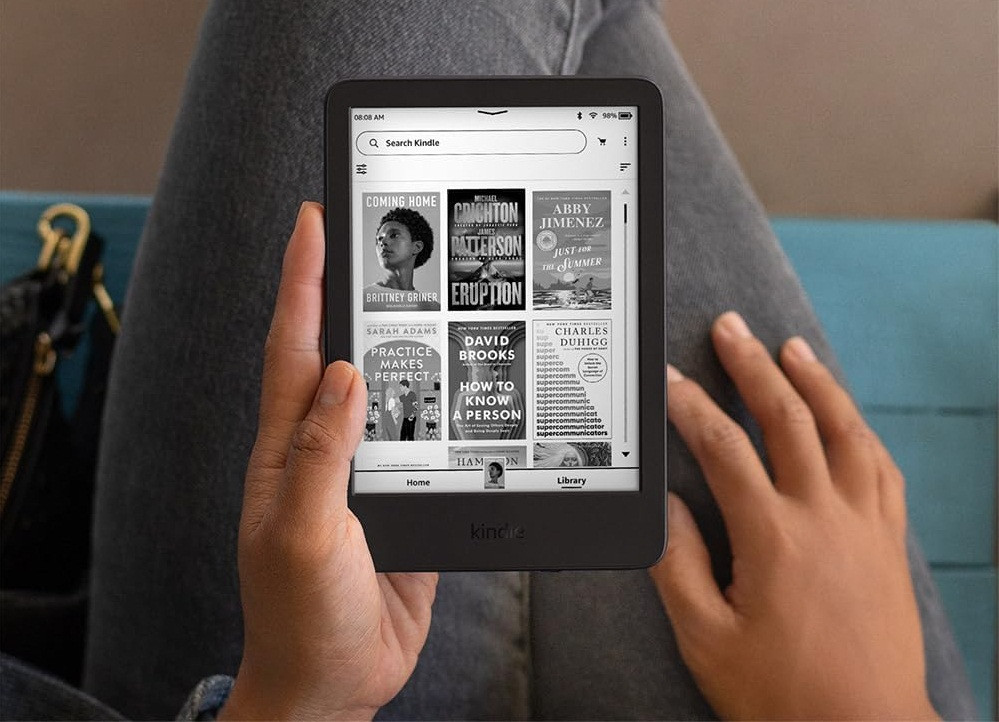 Czytnik Ebook Kindle (11 Generacja) 2024 6” glare-free 16GB Wi-Fi (z reklamami) Black - zdjęcie 5