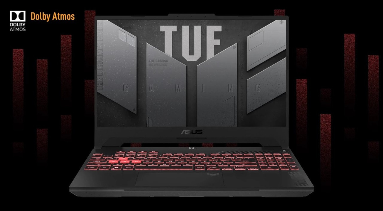 ASUS TUF Gaming A15 FA507NVR-LP005 Ryzen 7 7435HS 15.6"FHD 144Hz Value IPS-level 250nits AG 16GB DDR5 4800 SSD512 GeForce RTX 4060 8GB LAN WLAN+BT Cam720p 90WHrs NoOS Mecha Gray - zdjęcie 11