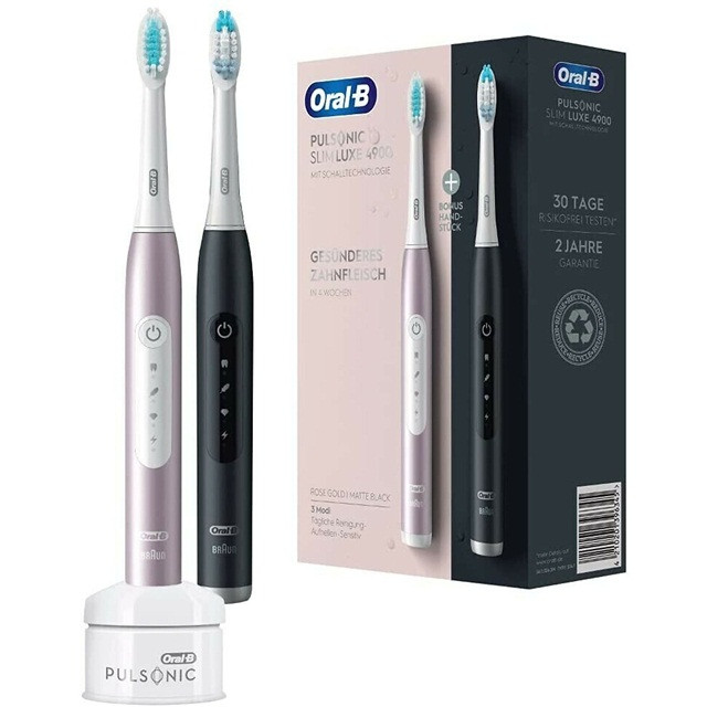 Oral-B Pulsonic Slim Luxe4900 Rose Gold/Matte Black - zdjęcie 1