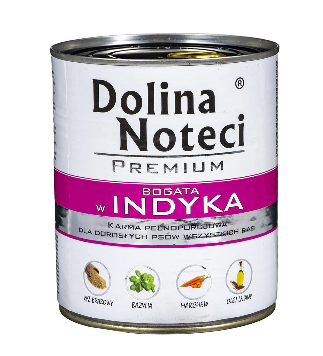 DOLINA NOTECI Premium bogata w indyka - mokra karma dla psa - 800 g - zdjęcie 1