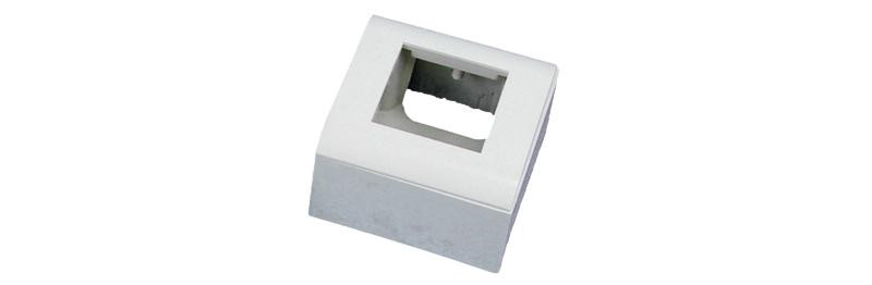 Komplet 1M Alantec Puszka + support + ramka 45x45 - zdjęcie 1