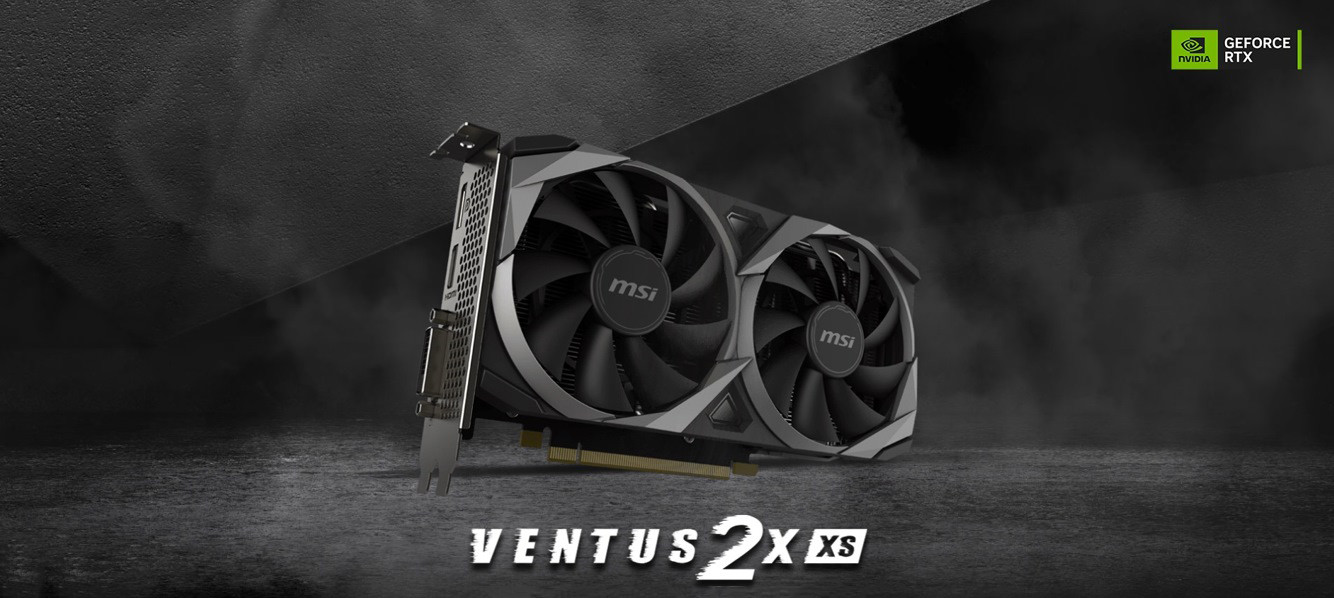 Karta graficzna MSI GeForce RTX 3050 VENTUS 2X XS 8GB OC - zdjęcie 1