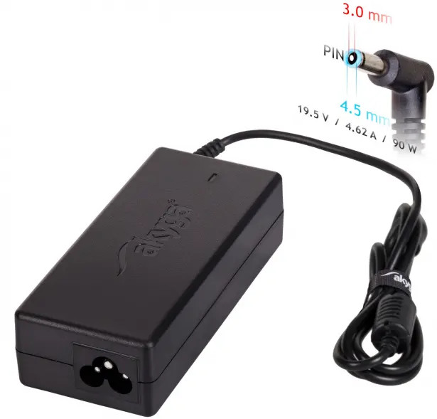 Akyga zasilacz do notebooka hp 19.5v 4.62a 90w 4.5*3.0 pin ak-nd-26 ak-nd-26 - zdjęcie 1