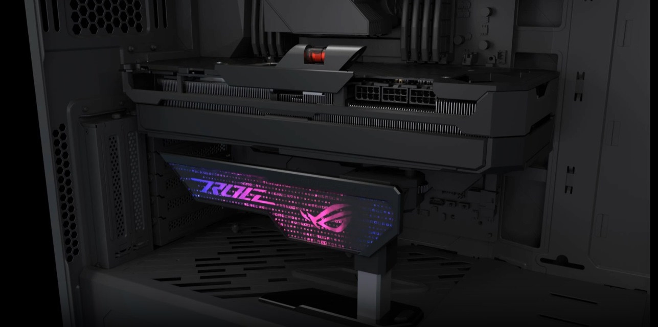 Uchwyt na kartę ASUS XH01 ROG HERCULX - zdjęcie 4