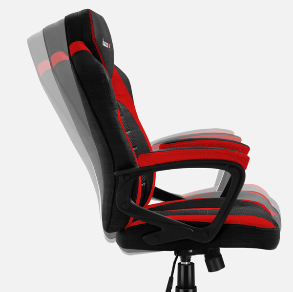 Fotel gamingowy Huzaro FORCE 2.5 Red Mesh - zdjęcie 5