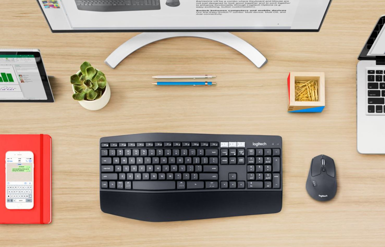 ZESTAW KLAWIATURA + MYSZ LOGITECH MK 850 - zdjęcie 3