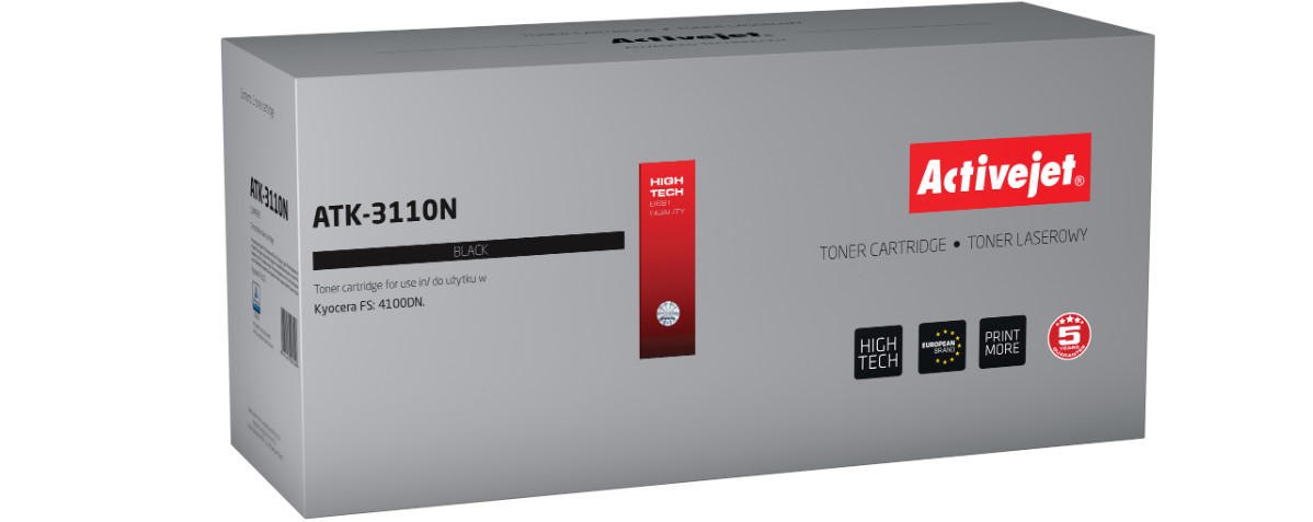 Activejet ATK-3110N Toner do drukarki Kyocera, Zamiennik Kyocera TK-3110; Supreme; 15500 stron; czarny. - zdjęcie 6
