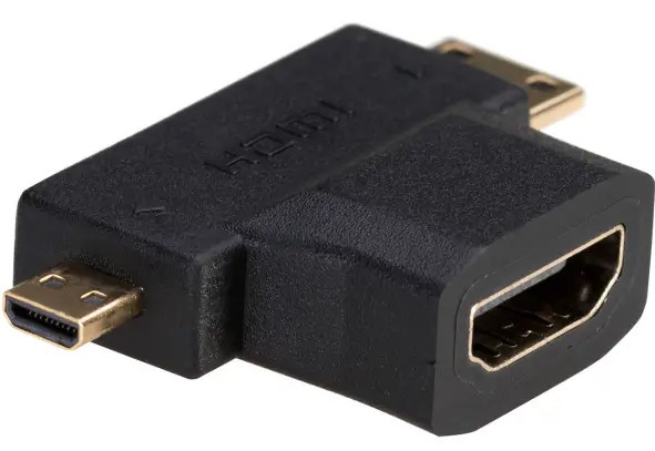 Akyga adapter hdmi f mini hdmi m micro hdmi m ak-ad-23 ak-ad-23 - zdjęcie 1
