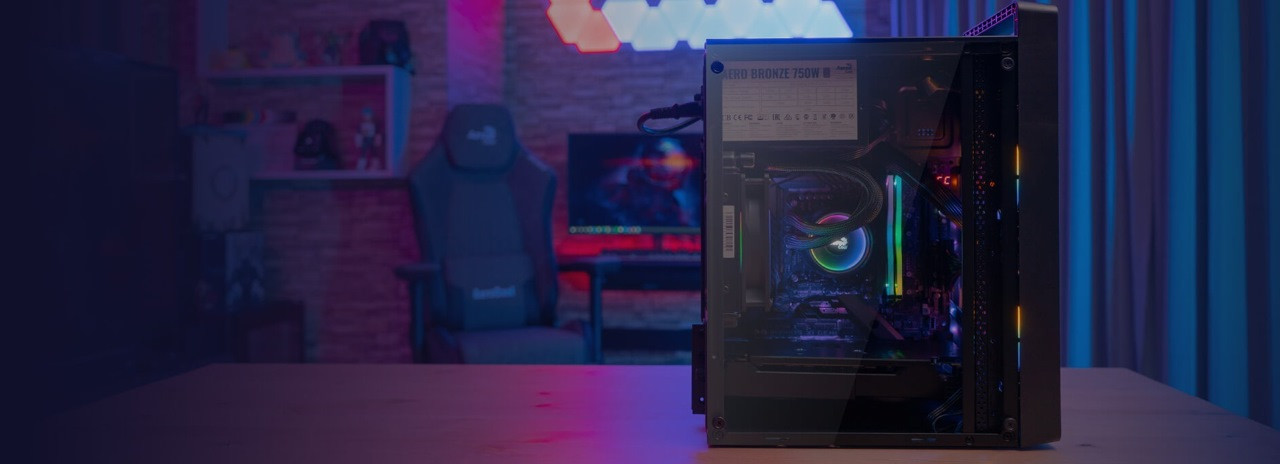 OBUDOWA AEROCOOL PGS CS-109-G-BK-v1 FRGB czarna - zdjęcie 5