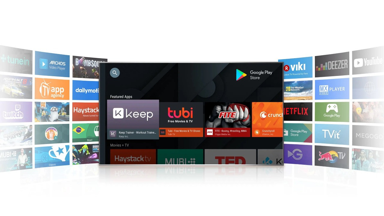 Telewizor TCL 40S5400 LED 40'' Full HD Android Dolby Digital DVB-T2 Srebrny - zdjęcie 9