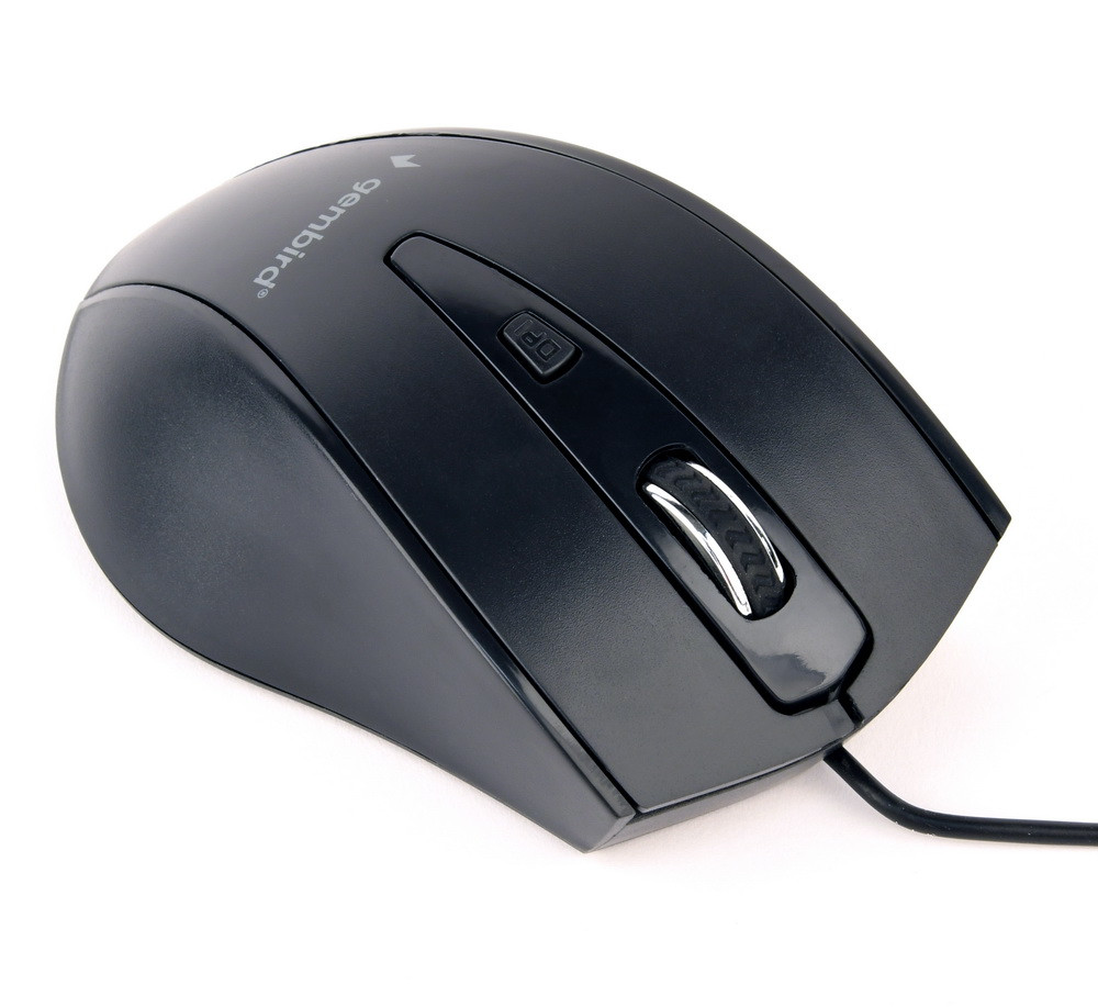 GEMBIRD MYSZ MUS-4B-02 OPTYCZNA 1200DPI CZARNA - zdjęcie 1