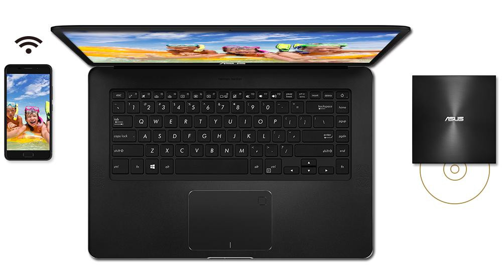 Asus nagrywarka zewnętrzna SDRW-08U9M-U, USB Type-C/Type-A, Ultra-Slim, Czarna - zdjęcie 5