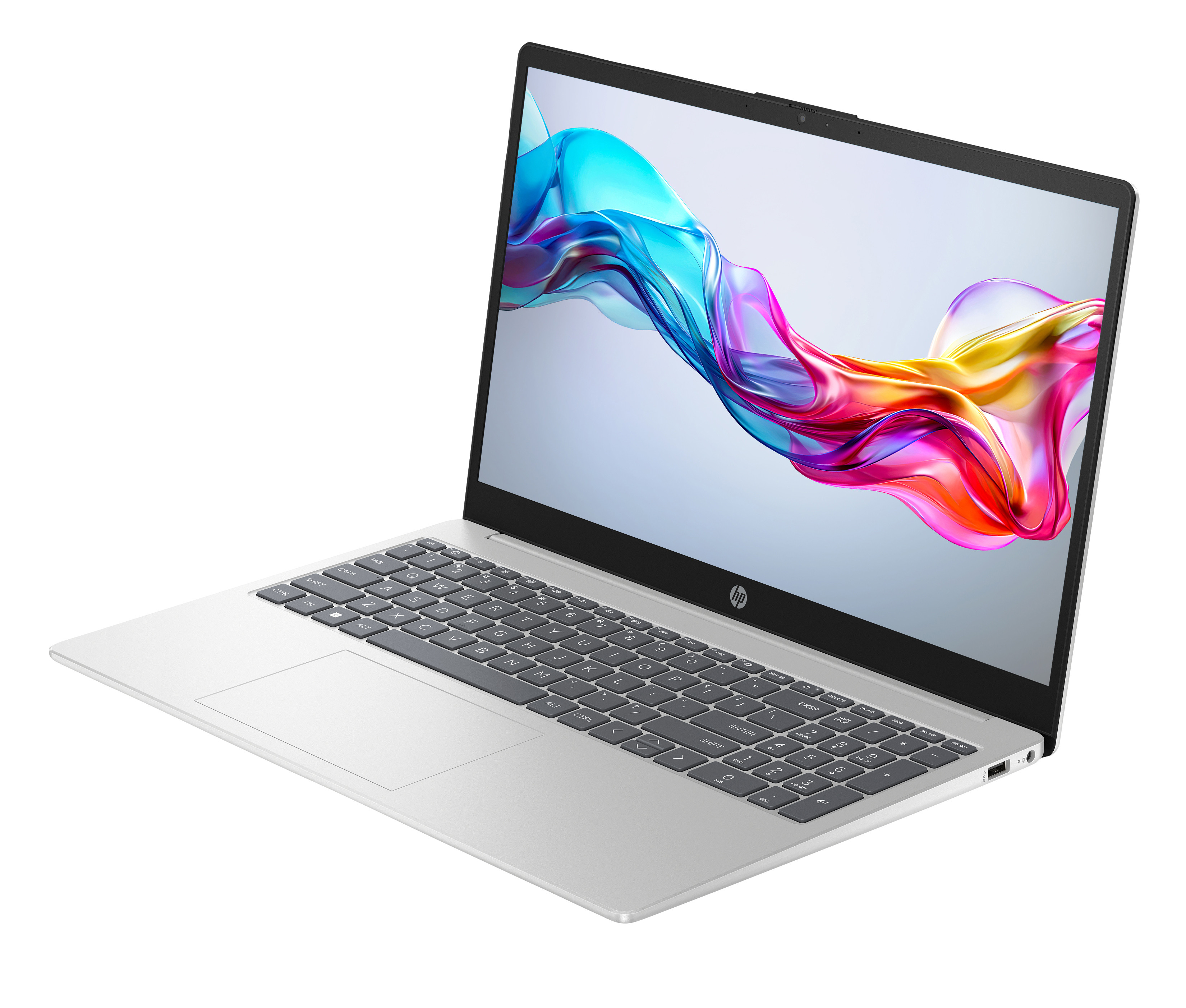 HP 15-fd0234nw i3-1215U 15,6”FHD AG 8GB SSD256 UHD 64EUs Cam720p 41Wh DOS 2Y Natural Silver - zdjęcie 2