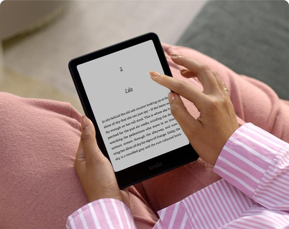 Czytnik Ebook Kindle Paperwhite (12 Generacja) 2024 7 glare-free 16GB Wi-Fi (z reklamami) Raspberry - zdjęcie 2