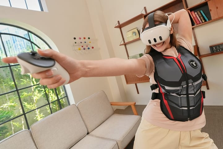 Kamizelka haptyczna bHaptics TactSuit Air Onyx - zdjęcie 1