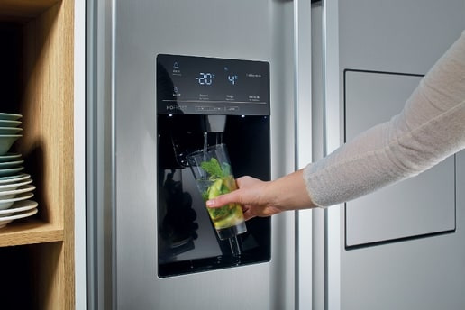Lodówka GORENJE NRS9EVX Side by Side Dystrybutor Wody Kostkarka No Frost 179,3cm - zdjęcie 13