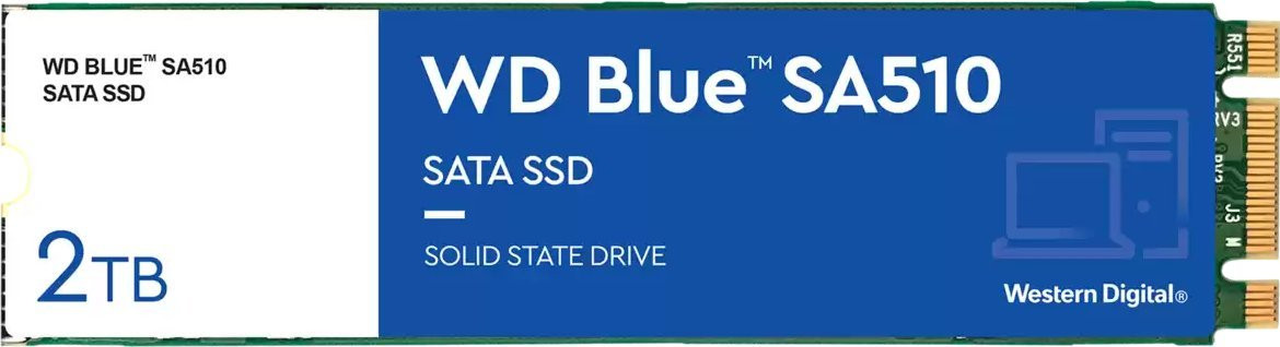 Dysk SSD WD Blue 2TB M.2 SATA WDS200T3B0B - zdjęcie 1