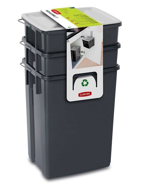 Set pojemników na odpady BIO Curver - zdjęcie 1