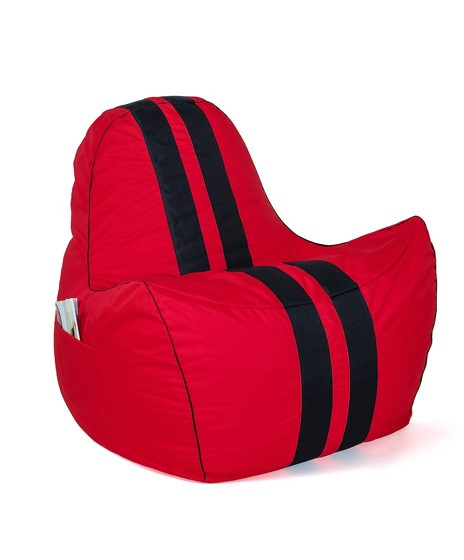 Pufa worek sako FERRARI czerwony-czarny XXL 140x100 - zdjęcie 1