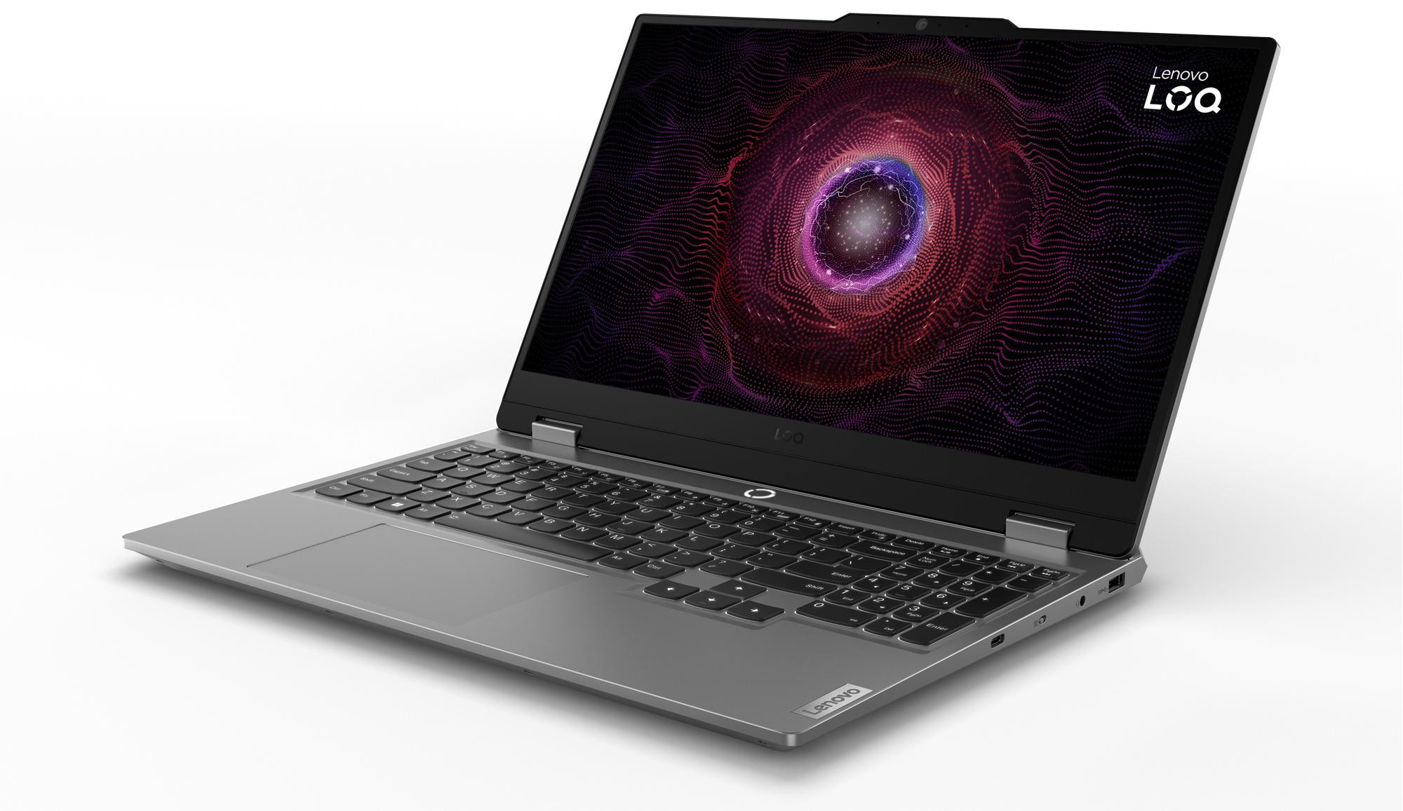 Lenovo LOQ 15ARP9 Ryzen 5 7235HS 15.6" FHD IPS 300nits AG 144Hz 16GB DDR5 4800 SSD512 GeForce RTX 3050 6GB Win11 Luna Grey - zdjęcie 4