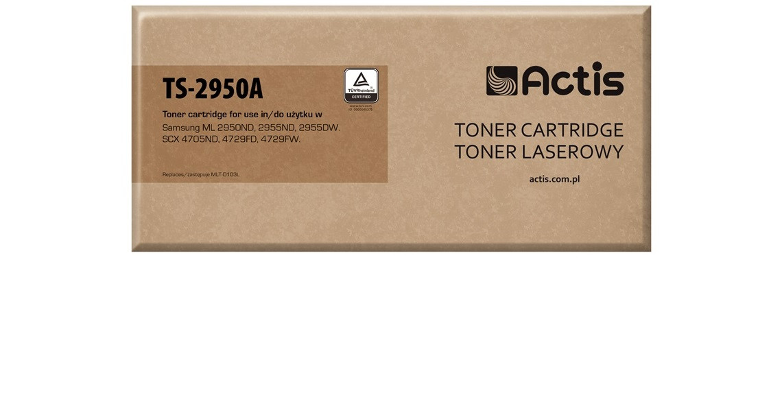Actis TS-2950A Toner do drukarki Samsung, Zamiennik Samsung MLT-D103L; Standard; 2500 stron; czarny. - zdjęcie 1