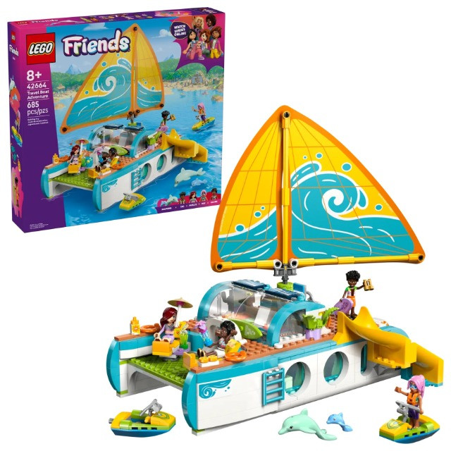 LEGO FRIENDS 42664 TRAVEL BOAT ADVENTURE - zdjęcie 1