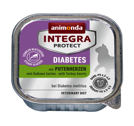 ANIMONDA Integra Protect Diabetes Serca indyka - mokra karma dla kota - 100g - zdjęcie 1