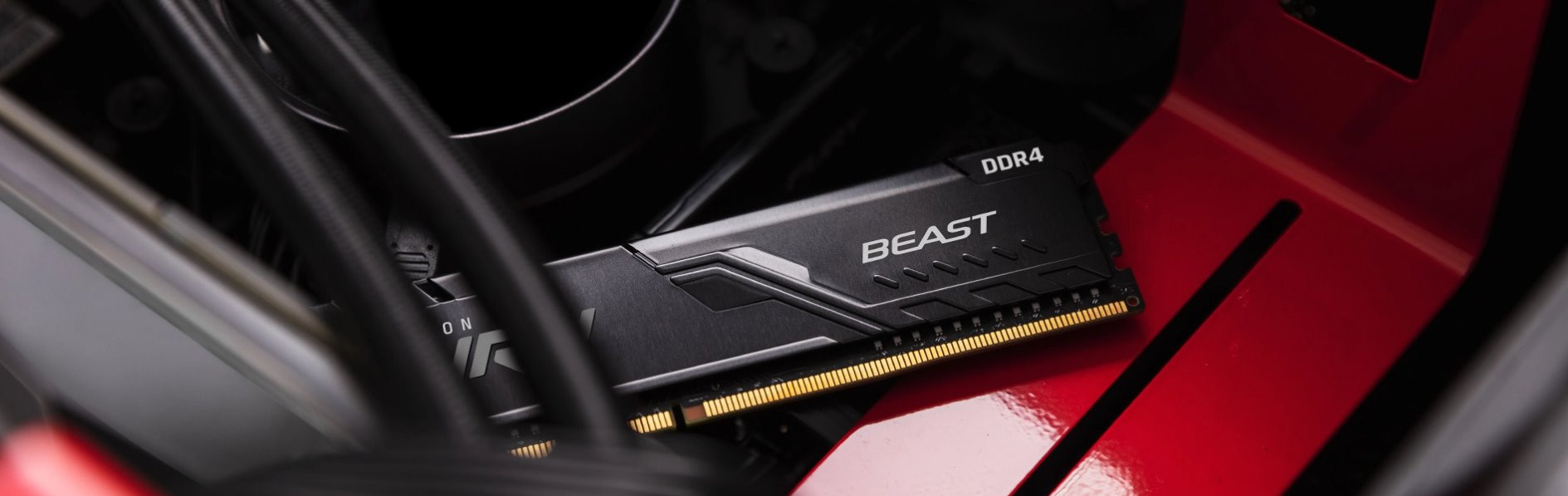 Kingston FURY DDR4 32GB (2x16GB) 3200MHz CL16 Beast Black (KF432C16BBK2/32) - zdjęcie 3