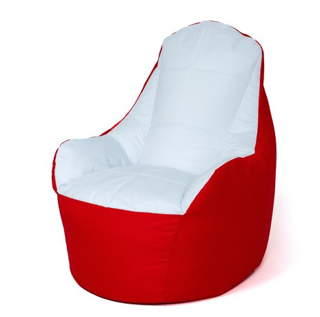 Pufa worek sako BOSS czerwony-biały XXL 140x90 - zdjęcie 1