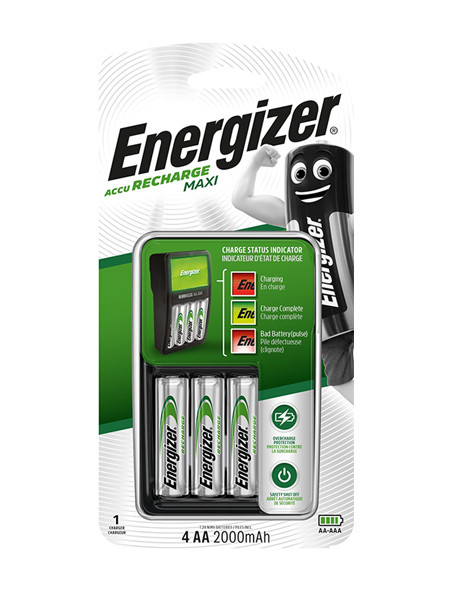 ENERGIZER ŁADOWARKA MAXI+4AA ACCU HR6 POW+ 2000mAh - zdjęcie 1